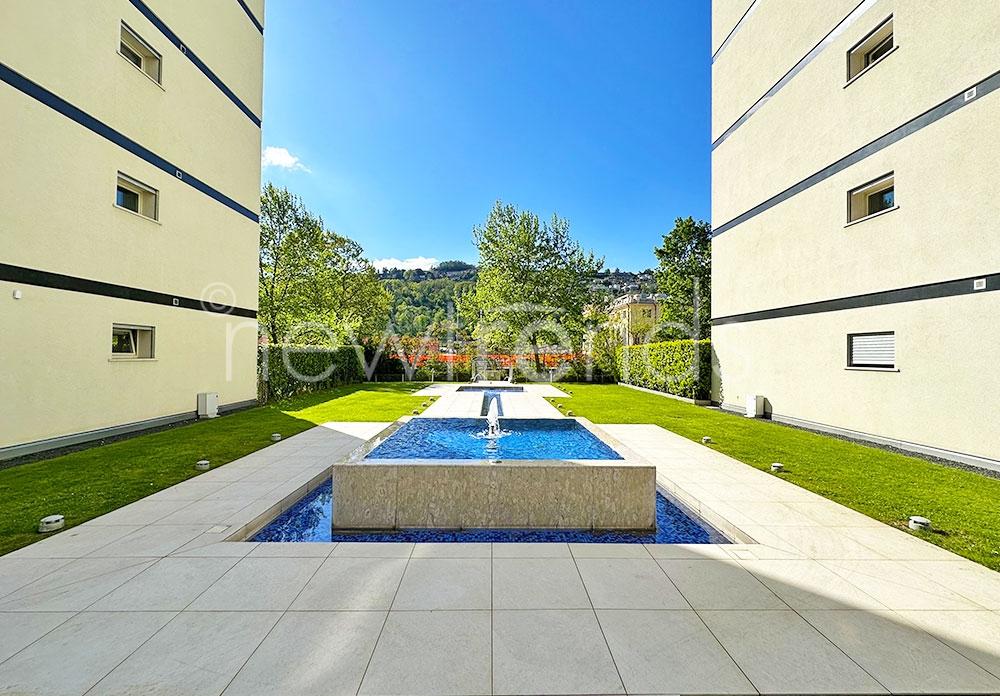 vendesi elegante appartamento con ampia terrazza, penultimo piano a lugano-pregassona: foto area esterna condominiale